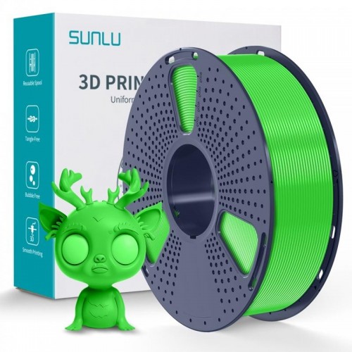 فیلامنت PLA PLUS پلاس برند SUNLU رنگ سبز 1.75mm