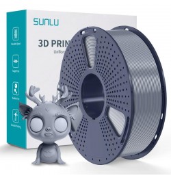 فیلامنت PLA PLUS پلاس برند SUNLU رنگ نقره ای 1.75mm