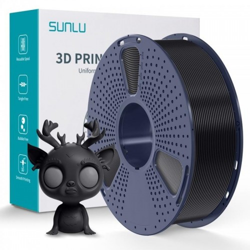 فیلامنت PLA PLUS پلاس برند SUNLU رنگ سیاه 1.75mm