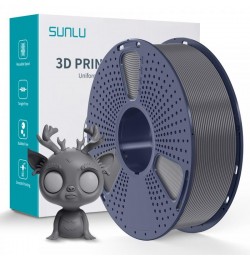 فیلامنت PLA PLUS پلاس برند SUNLU رنگ خاکستری 1.75mm