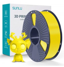 فیلامنت PLA PLUS پلاس برند SUNLU رنگ زرد 1.75mm