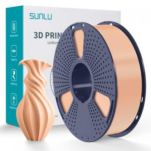 فیلامنت PLA PLUS پلاس برند SUNLU رنگ بژ 1.75mm