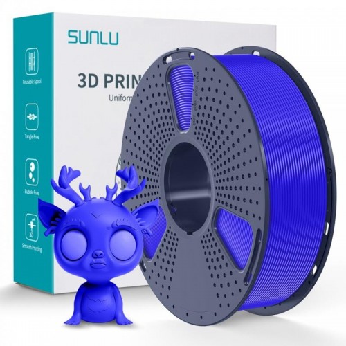 فیلامنت PLA PLUS پلاس برند SUNLU رنگ آبی 1.75mm
