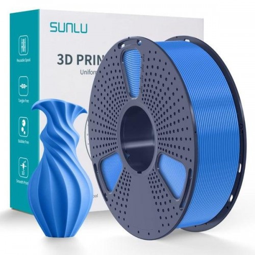 فیلامنت PLA PLUS پلاس برند SUNLU رنگ آبی خاکستری 1.75mm