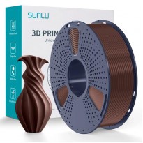 فیلامنت PLA PLUS پلاس برند SUNLU رنگ شکلاتی 1.75mm