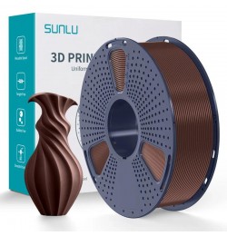 فیلامنت PLA PLUS پلاس برند SUNLU رنگ شکلاتی 1.75mm