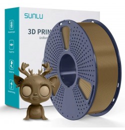 فیلامنت PLA PLUS پلاس برند SUNLU رنگ قهوه ای 1.75mm