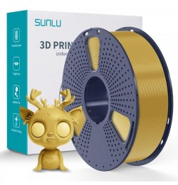 فیلامنت PLA PLUS پلاس برند SUNLU رنگ طلایی 1.75mm
