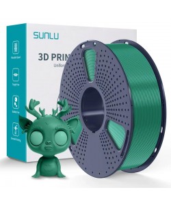فیلامنت PLA PLUS پلاس برند SUNLU رنگ سبز کاجی 1.75mm