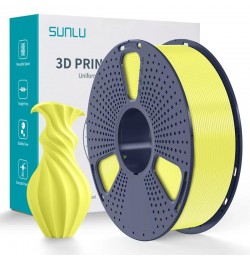 فیلامنت PLA PLUS پلاس برند SUNLU رنگ زرد لیمویی 1.75mm