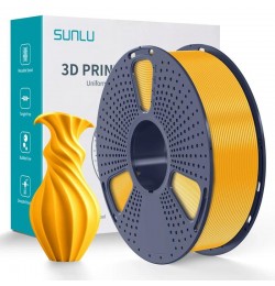 فیلامنت PLA PLUS پلاس برند SUNLU رنگ طلایی روشن 1.75mm