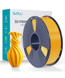 فیلامنت PLA PLUS پلاس برند SUNLU رنگ طلایی روشن 1.75mm