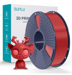 فیلامنت PLA PLUS پلاس برند SUNLU رنگ قرمز 1.75mm