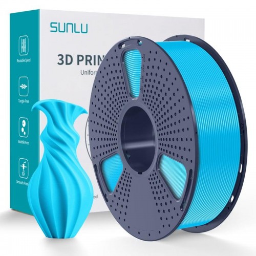 فیلامنت PLA PLUS پلاس برند SUNLU رنگ آبی آسمانی 1.75mm