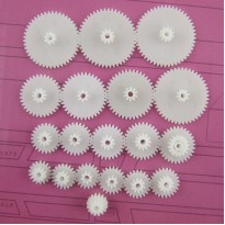 پک 19 عددی چرخ دنده پلاستیکی دو لایه