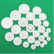 پک 25 عددی گیربکس و چرخ دنده پلاستیکی تک لایه