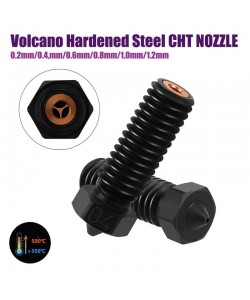نازل فولادی سخت جریان بالا ولکانو  E3D V6 Volcano Hardened steel CHT Nozzle  