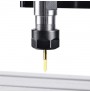 ابزار تراش و حک CNC کارباید روکش تیتانیوم زاویه 40 درجه قطر 0.1mm