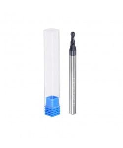 فرز بال نوز کارباید تنگستن دوپر مدل HRC55 سایز R1.25*4D*50L میلیمتر فرز بال نوز کارباید تنگستن دوپر مدل HRC55 سایز R1.25*4D*50L میلیمتر