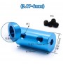 کوپلینگ آلومینیومی ثابت 3.17mmx6mm