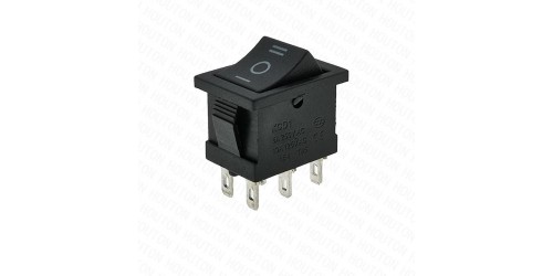 کلید راکر سه حالته 6 پین مدل KCD1