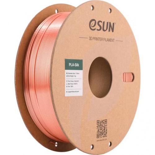 فیلامنت PLA ابریشمی ایسان رزگلد 1.75 eSilk PLA Rose Gold 
