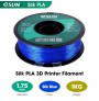 فیلامنت PLA ابریشمی ایسان آبی 1.75 eSilk PLA Blue  