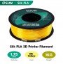 فیلامنت PLA ابریشمی ایسان زرد 1.75 eSilk PLA yellow