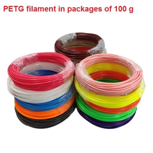 فیلامنت PETG سبز روشن 1.75 در بسته 100 گرمی 