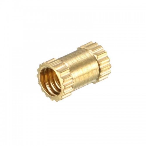 مهره برنجی آجدار M4X8X5 