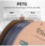 فیلامنت PETG eSUN خاکستری مات ایسان 1.75  
