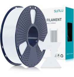فیلامنت PLA سرعت بالا High Speed PLA برند SUNLU رنگ سفید 1.75mm