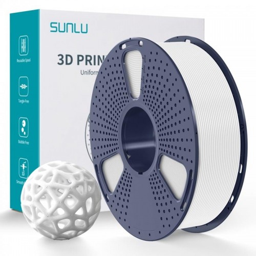 فیلامنت TPU Flexible برند SUNLU رنگ سفید قطر 1.75mm