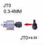 کانکتور شفت سه نظام مینیاتوری JTO فولادی شفت 6.35 میلیمتر 